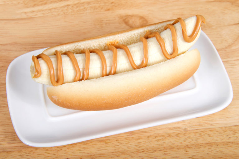 Banana hot dog